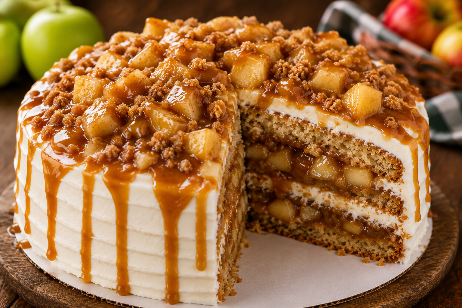 Caramel Apple Granny Cake